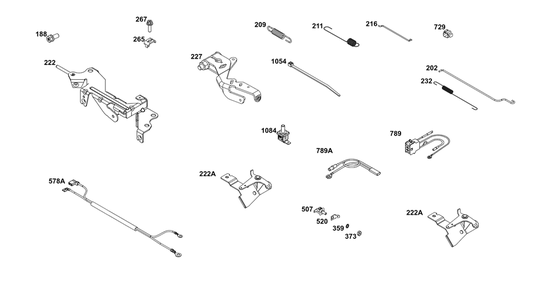 Controls Group Diagram and Parts List for 386777-0146-G1  Briggs and Stratton Engine